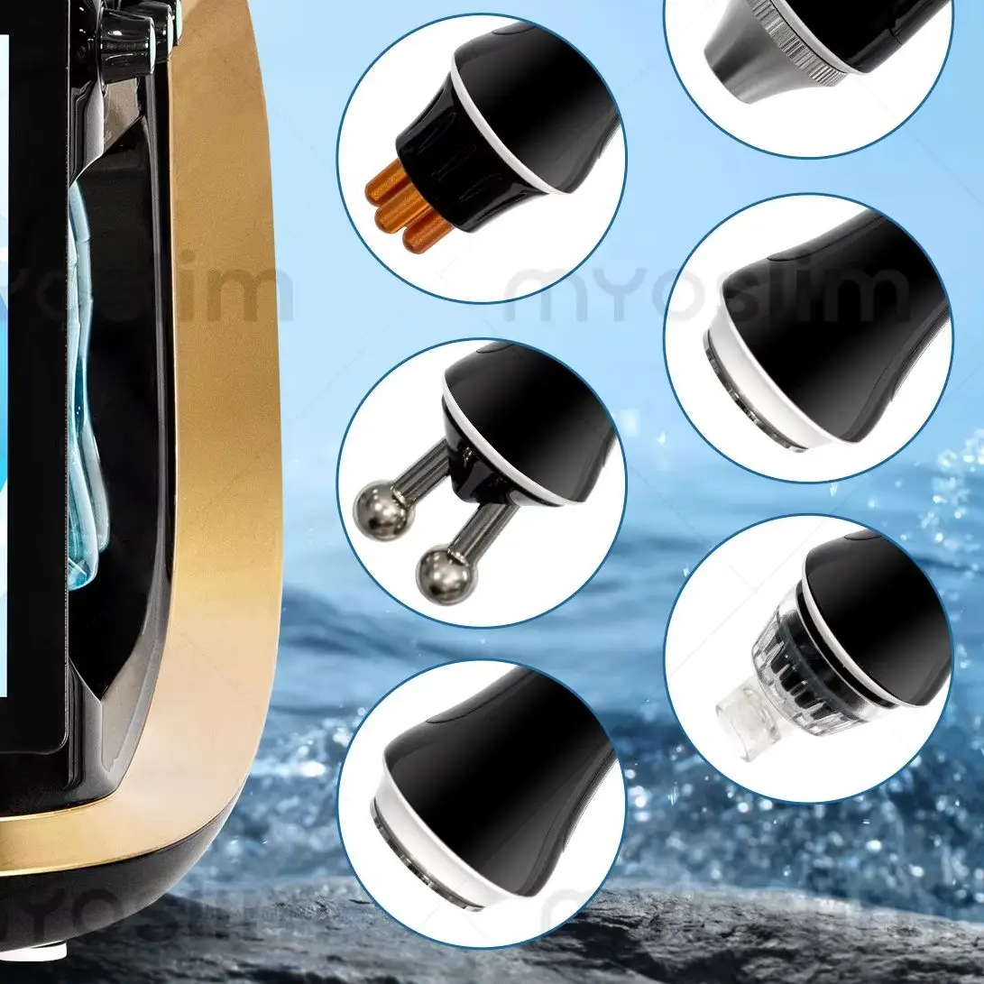 

Water Hydra Dermabrasion Machine Oxygen Ice Blue Smart Jet Aqua Peeling Small Bubble Microcurrents for Facial Cleansing Device