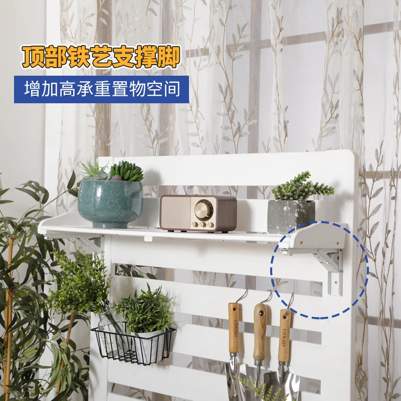 حامل زهور من الخشب الصلب، ترتيب زهور الشرفة، حامل وضع النباتات، خارجي، منضدة البستنة متعددة الطبقات