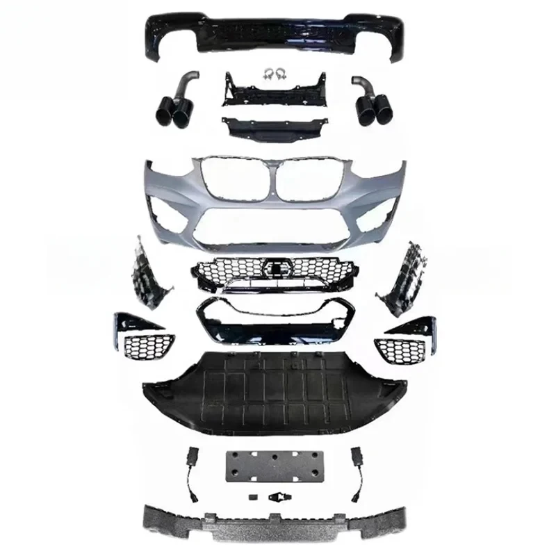 

Body Kits Front Rear Bumper Grille Exhaust Pipe Car Accessories