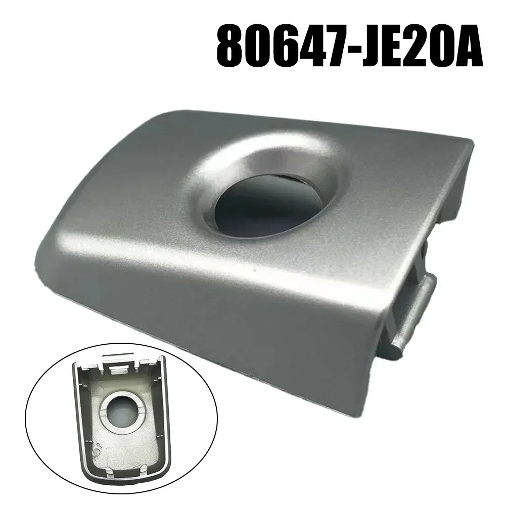 Front Left Door Handle Cap 80647-JE20A For Nissan For Qashqai 2008-2015 Silver Front Left Door Handle Cap Exterior Parts