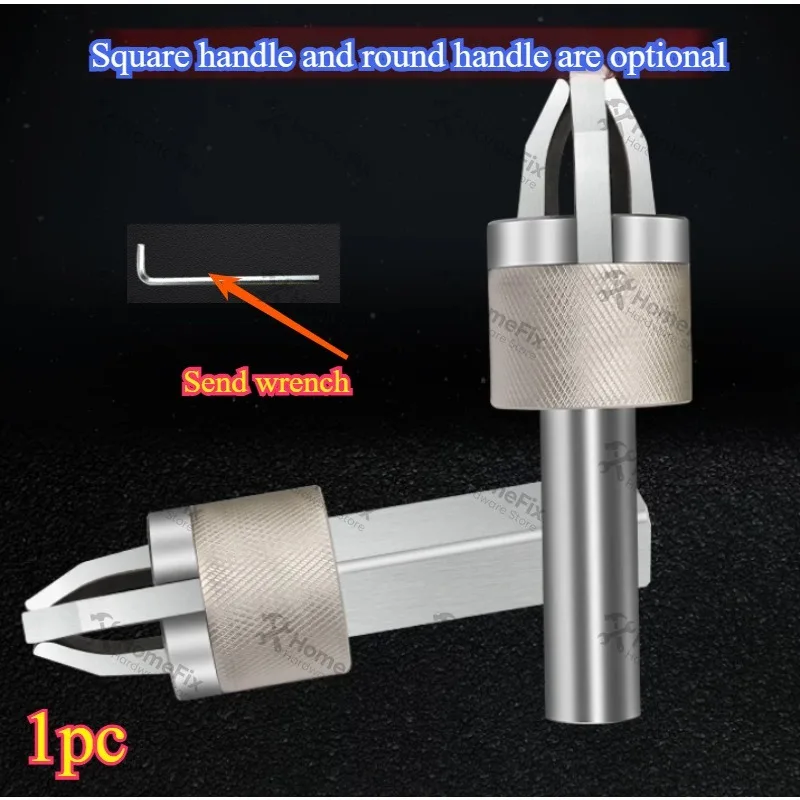 16/20/25/32mm 3-Jaw Back Pull Extractor, Square & Round Bar Pulling Tool for CNC Automatic Lathe
