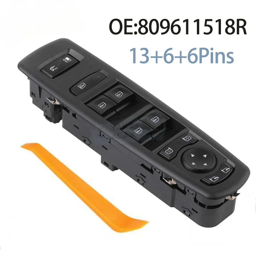 

Power Window Control Switch for 2011 Renault Latitude L70 / 2017 Renault Talisman / Samsung SM5 SM7 - Front Driver Side, OE 8096