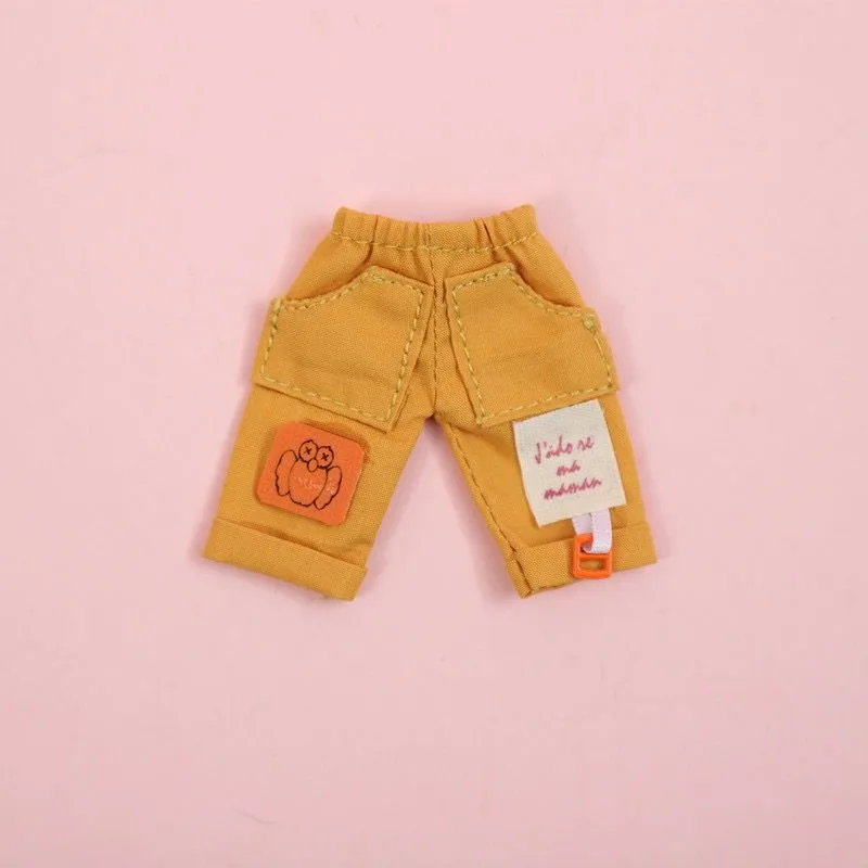 ob11 Baby dress all-in-one jeans Wide-leg pants molly GSC Plain Body body9 1/12 bjd doll clothes doll accessories