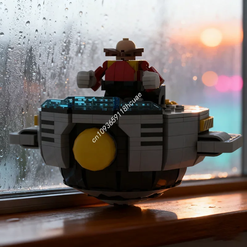 536 Piezas MOC Dimensions Dr. Eggman S Eggmobile, Bloques de Construcción, Regalo para Festivales, Juguetes Educativos de Ensamblaje