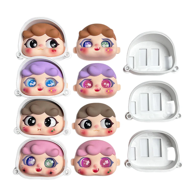 1Set Random Style 5.5cm/10cm Replacement Face Hand Foot Kit Doll DIY Accessories For Baby Three Toy