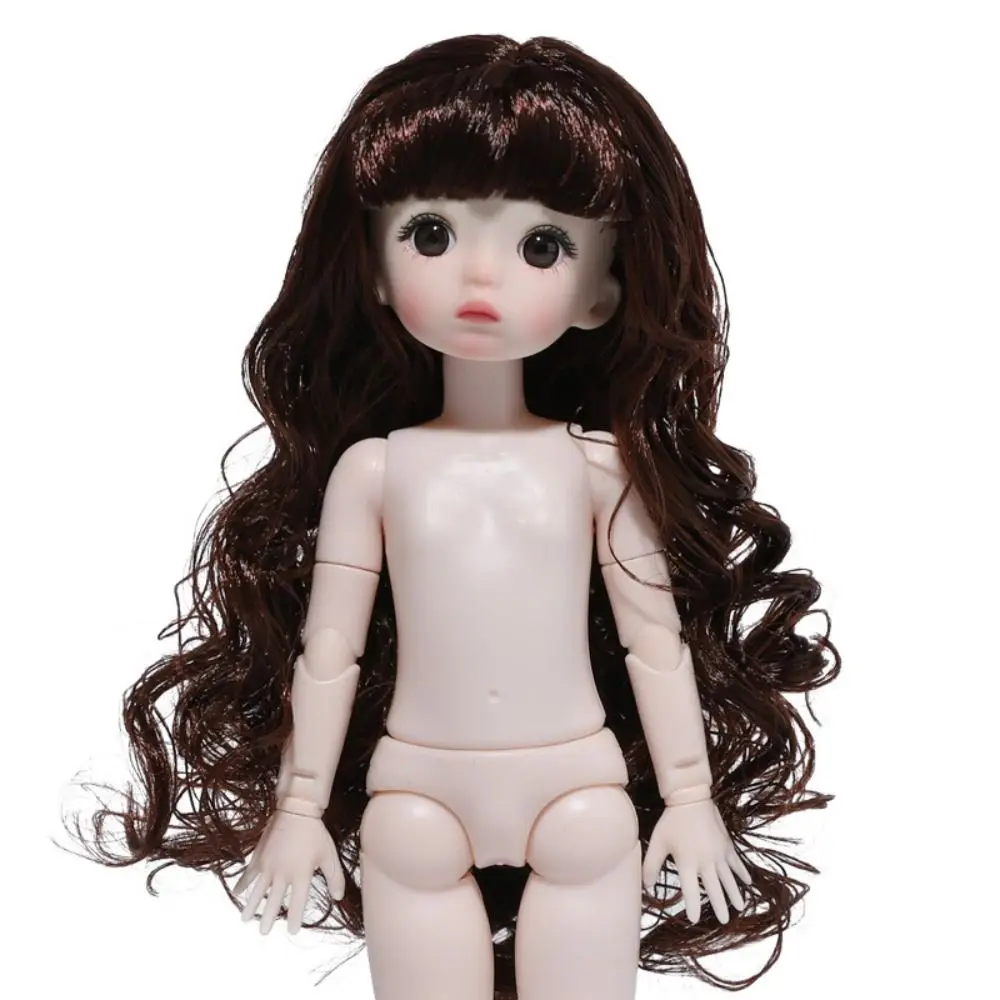 Princess Toy Beautiful 1/6 BJD Movable Joint Doll Body Kawaii Toys 30cm Dress Up Doll Moveable DIY Doll Head with Hair Toddler