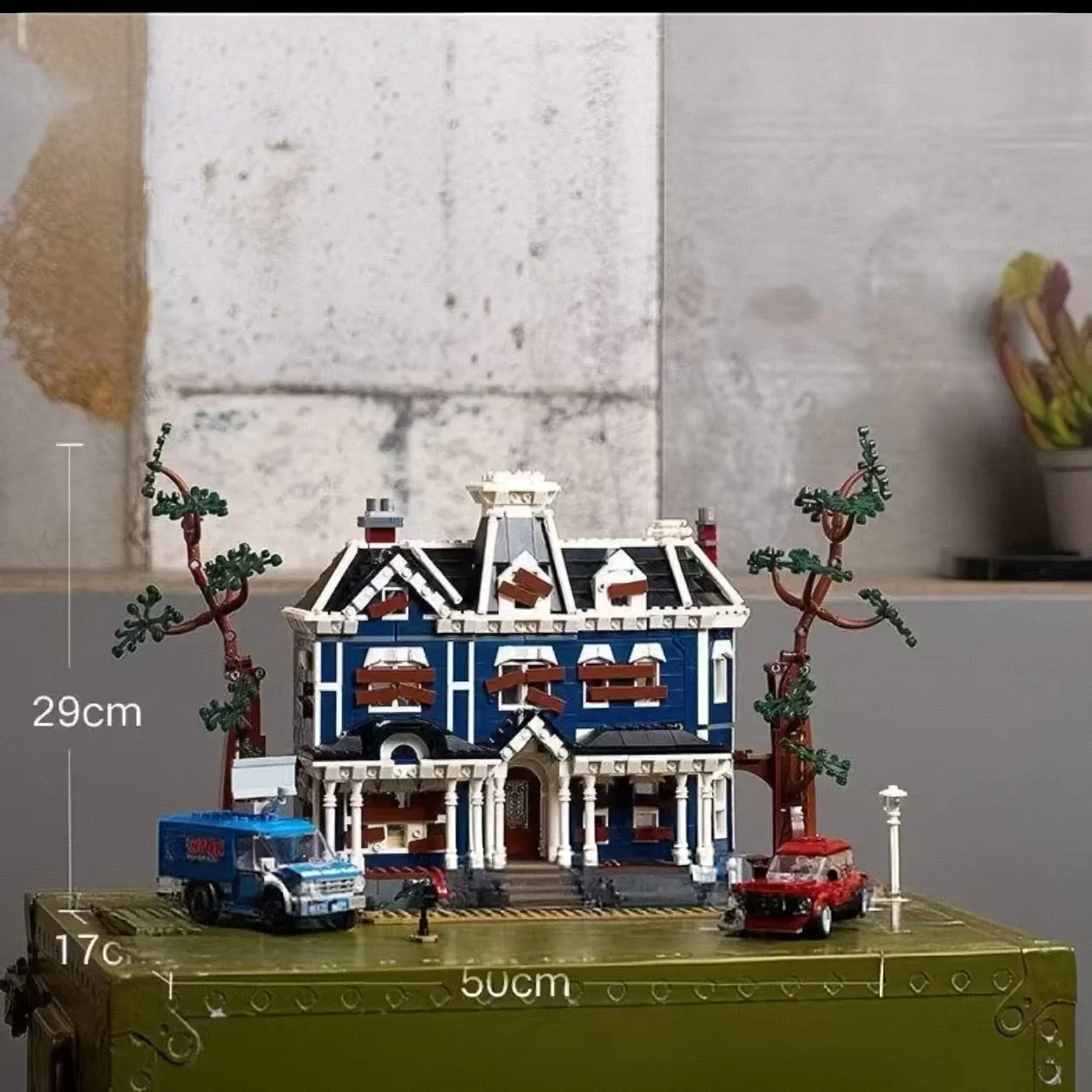 2593Pcs 2026 Popular Movies Creel House Building Blocks, Model Sets, Toys, Adult Birthday Gifts