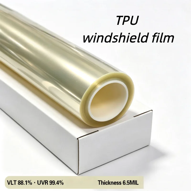 TPU Windshield PPF Self Healing Explosion Proof Anti-Pitting Optical Clear Protective Film for Car Windshield Shield