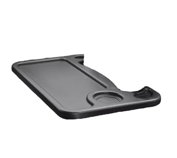 

2-in-1 Car Steering Wheel Dining Tray Interior Kit Most Vehicles Food Table with Dinner Plate for Most Cars