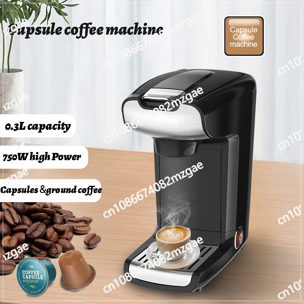 220-240V Household Single Cup 300ML Capsule Coffee Machine Electric Small Capsule Coffee Machine Espresso Drip Coffee