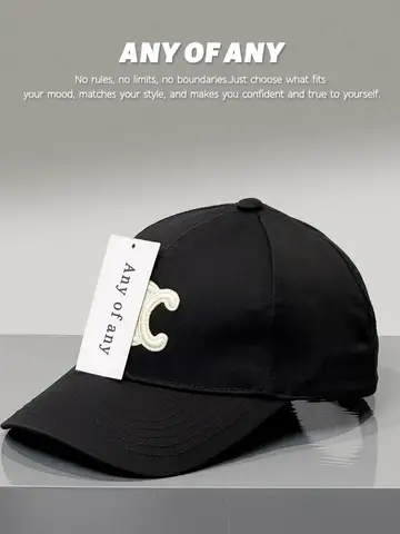 Cap Stitching Duckbill Cap Women's Face Slimming Arch of Patchwork Color Embroidery Hat Summer Fashion Accessories