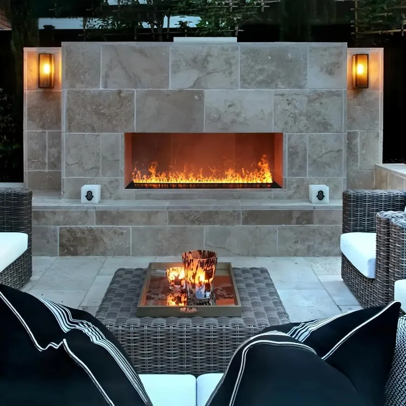 700 mm Modern Smart Space Heaters Flame Water Vapor Atomized Fireplace Electric 3D Steam Electric Fireplace