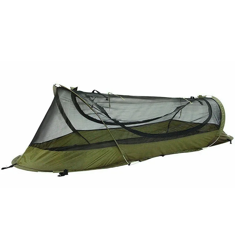 Lightweight Camping and Mountaineering Hiking Tent with Aluminum Alloy Poles, Waterproof and Mosquito Proof Single Person