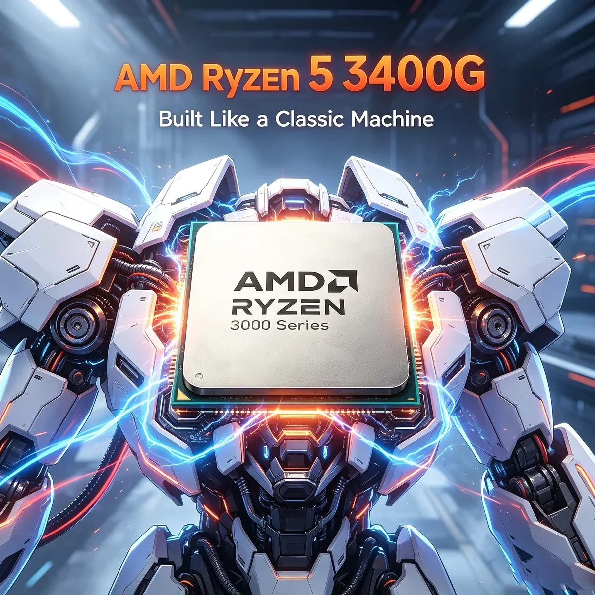 AMD Ryzen 5 3400G R5 3400G APU Processor CPU 4-Core 8-Thread 4.2GHz AM4 Socket Radeon Vega 11 Graphics