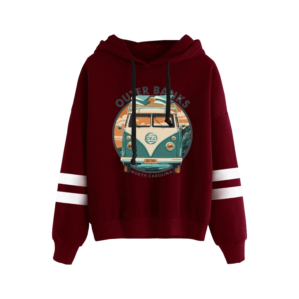 Außen banken TV-Serie Obx Merch Unisex Taschen lose Barren Ärmel Sweatshirt Männer Frauen Hoodie Mode Kleidung