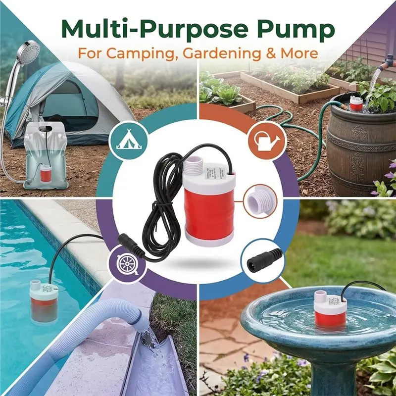 AB42-Sump Pump DIY Water Change Pump Brushless Submersible Pump
