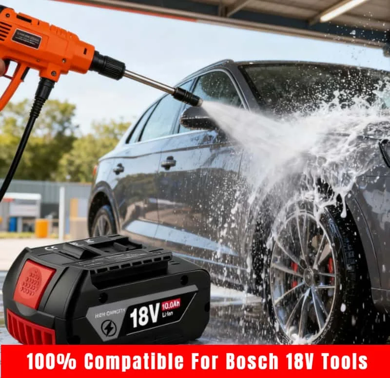 عمر بطارية طويل لبطارية بوش 18 فولت مناسبة للتدريبات/السائقين ومفاتيح الصدمات ومطاحن الزوايا أداة كهربائية لبوش akku 18 فولت