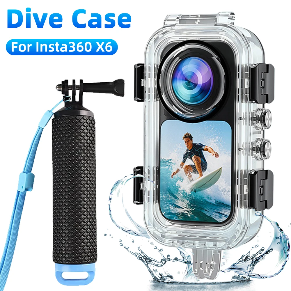 Fishing Boat Cover - Invisible Dive Case for Insta360 X6,