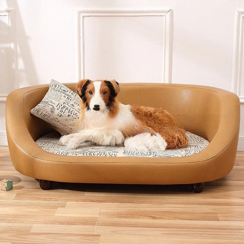 Kennel solid wood small and medium-sized dogs, pet nests, dog pads, universal in all seasons, removable and washable