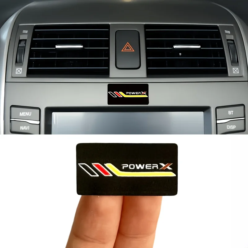 Power X Colorful Logo Vinyl Car Stickers Auto Air Vent Interior Decor Decals for All Vehicles