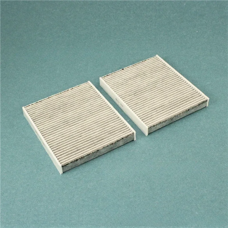 2Pcs Car Cabin Air Filter Conditioner 64116991537 For BMW F01 F02 F06 F07 F10 F11 518d 520d 523i 525 528 530 535 640 730d 740Li