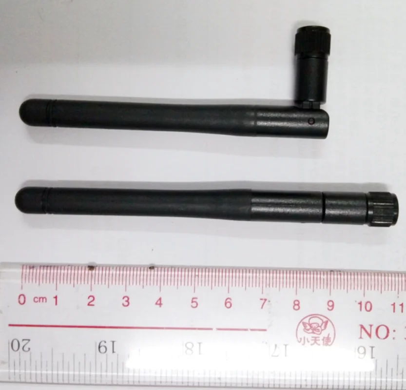 110mm length foldable RP-SMA male omni directional 2.4GHz WiFi rubber antenna