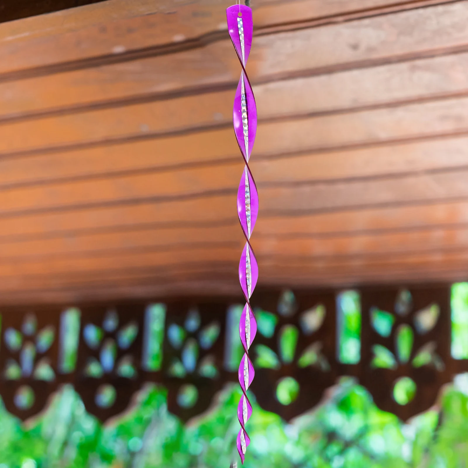 

10 Pcs 30cm Bird Spiral Reflective Strips Wind Twisting Rods for Gardens Farml s Mixed Color Scare Pigeons