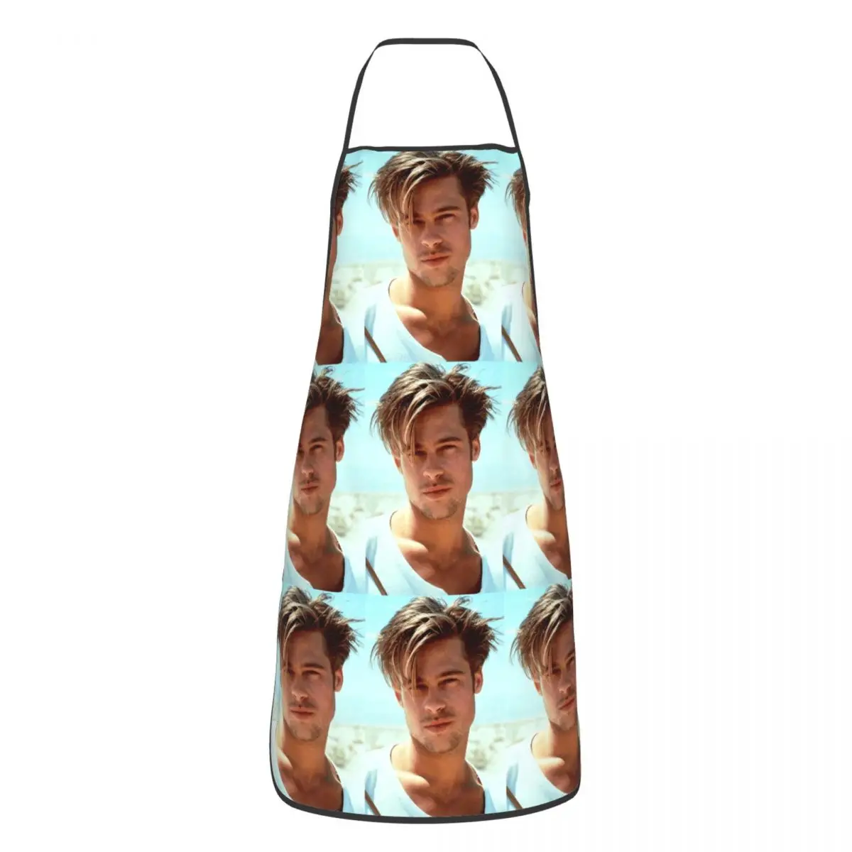 Secret Brad Pitt Gifts Movie Fan Aprons Chef Baking Tablier Waterproof Bib Kitchen Cleaning Pinafore for Women Men Painting
