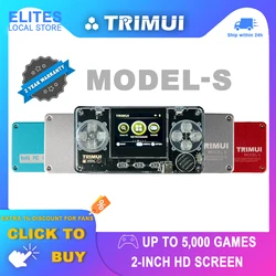 TRIMUI Model S Retro Handheld Game Console 2.0 Inch IPS Mini Portable Player with 15000+ Classical Games