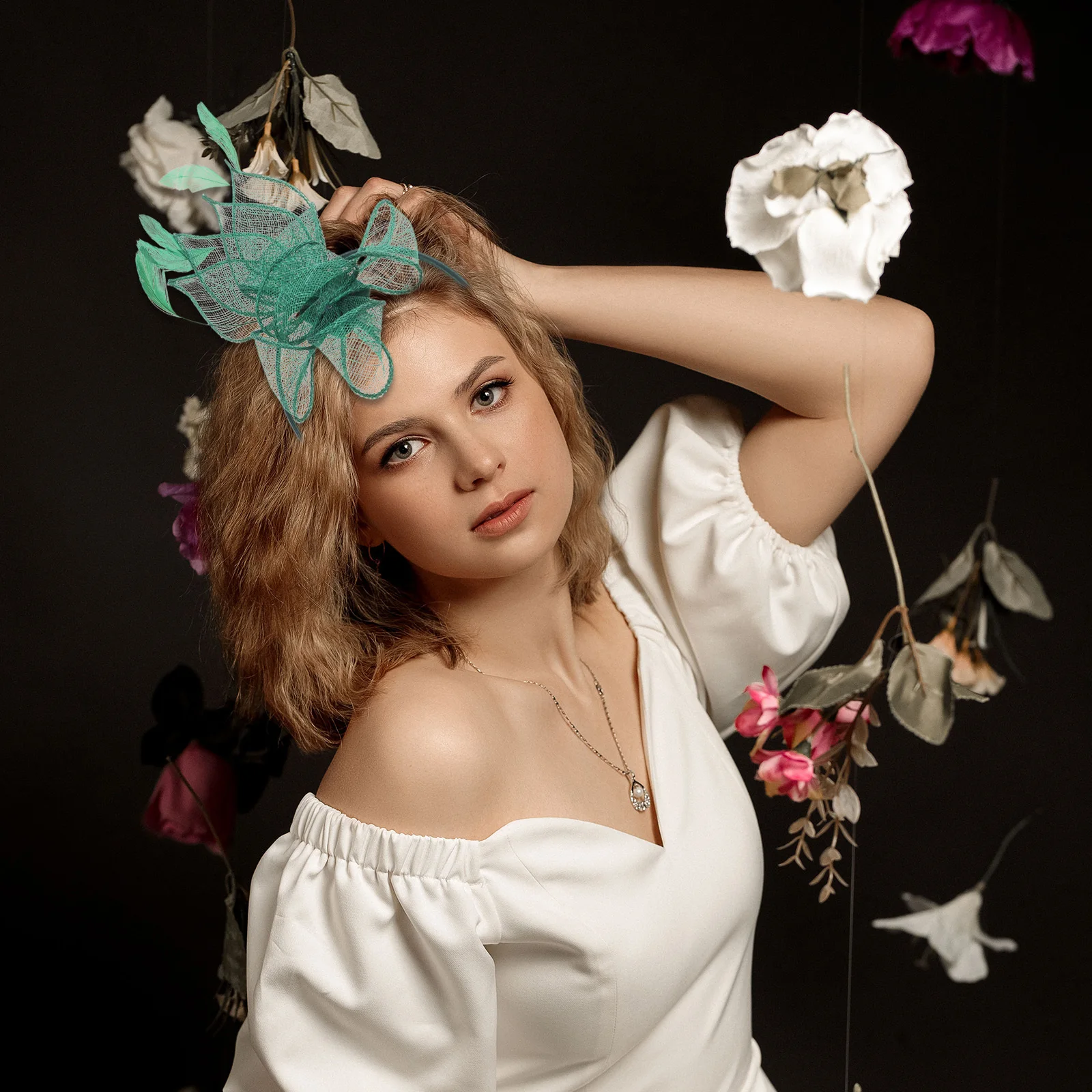 

Small Fascinator For Women Fascinator Hats For Women Vintage Party Headwear Wedding Tea Hats Tea Cocktail Event Hat Accessory