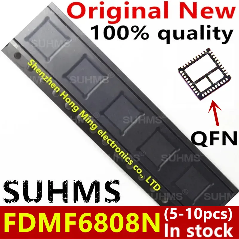 (5-10 piezas) 100% nuevo conjunto de chips FDMF6808N FDMF 6808N QFN-40