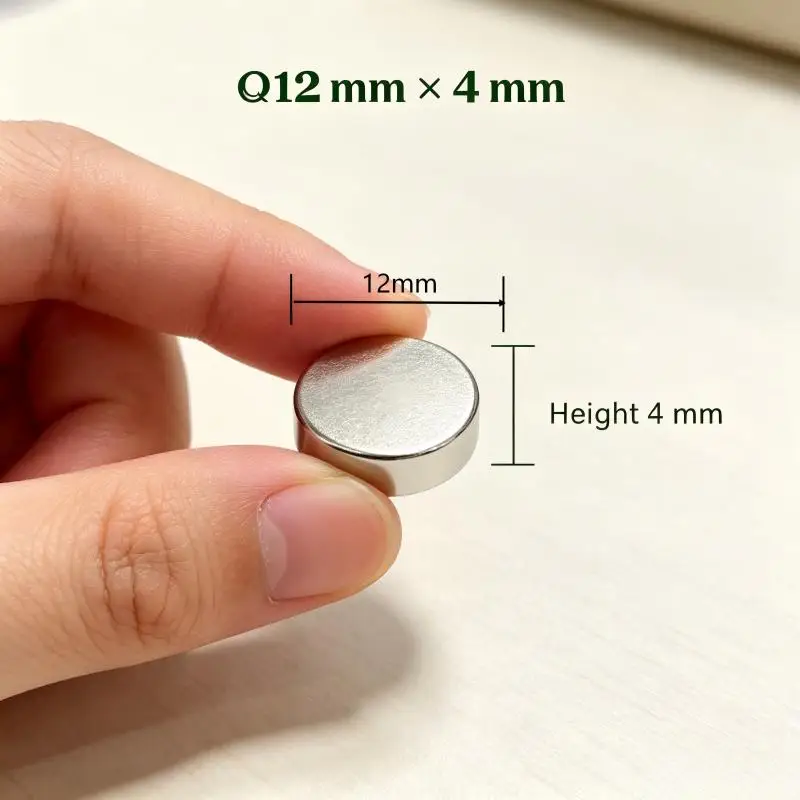 12x4 mm N35 Round Magnets Neodymium Magnet Dia 12x4mm Permanent NdFeB Strong Powerful Magnetic 12*4
