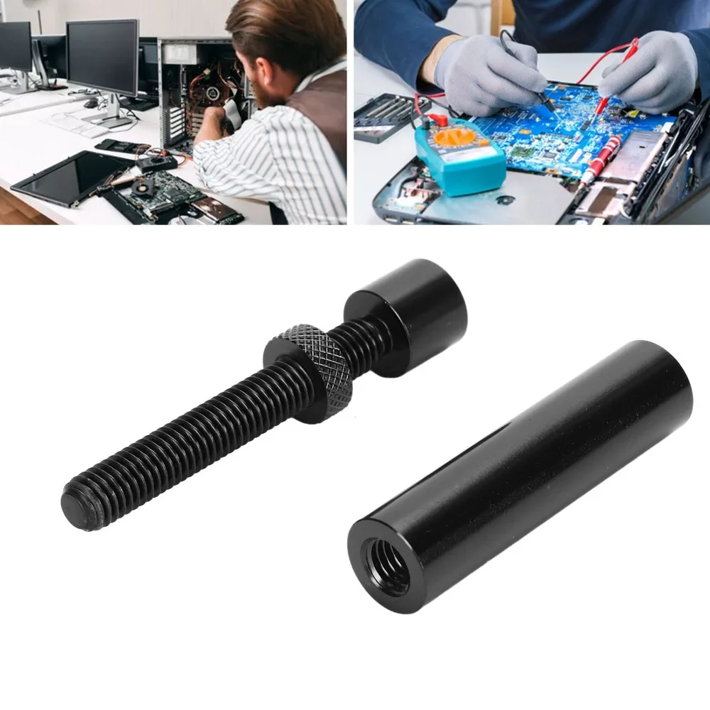 74-120mm GPU Support Bracket Non-Slip Sheet Height Adjustable Graphics Card Brace Black/White/Silver Anti Sag Bracket