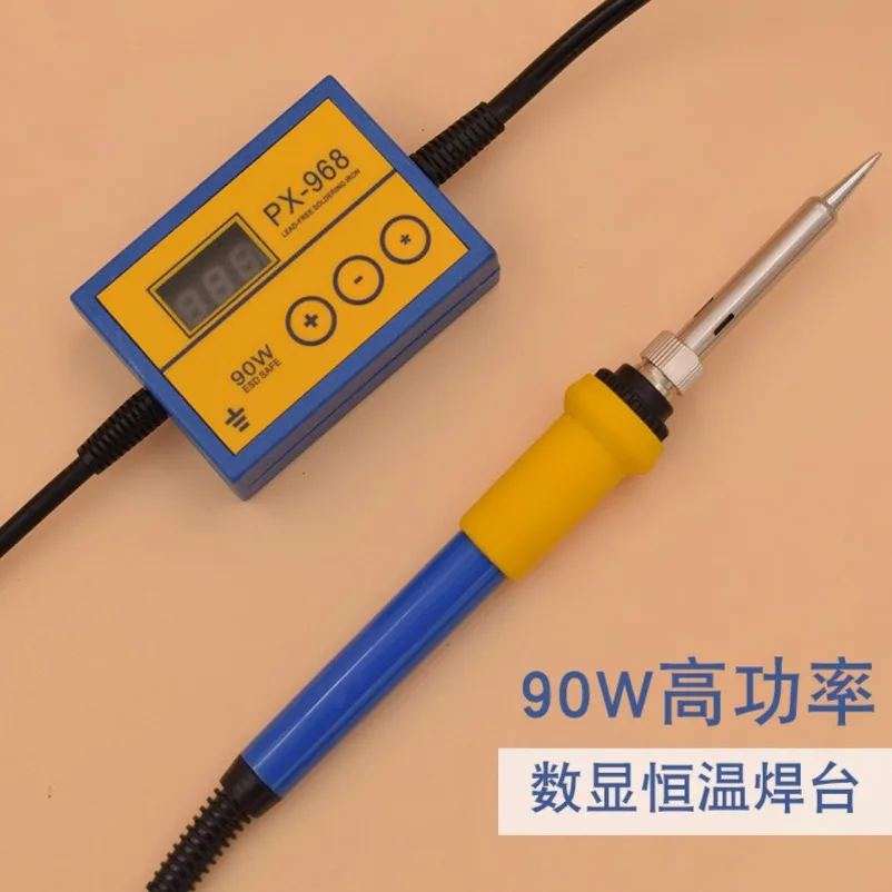 PX968 Digital Soldering Station, Full Power Electric Soldering Iron,Constant Temp Welding Tool for Electronic Maintenance Repair
