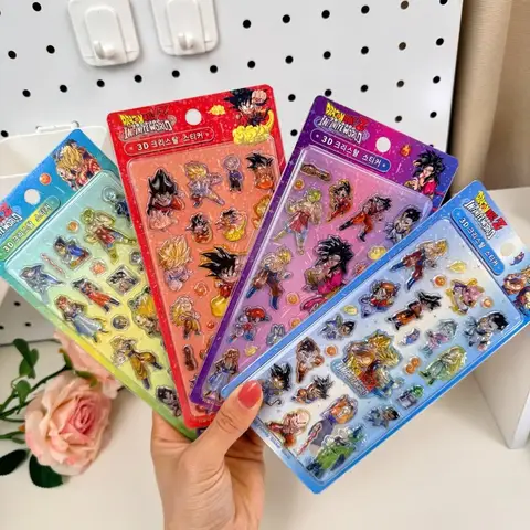 Pegatinas 3D de cristal epoxi con patrón de dibujos animados para decoración de álbumes de recortes, portátiles, fundas de teléfono y botellas de agua.