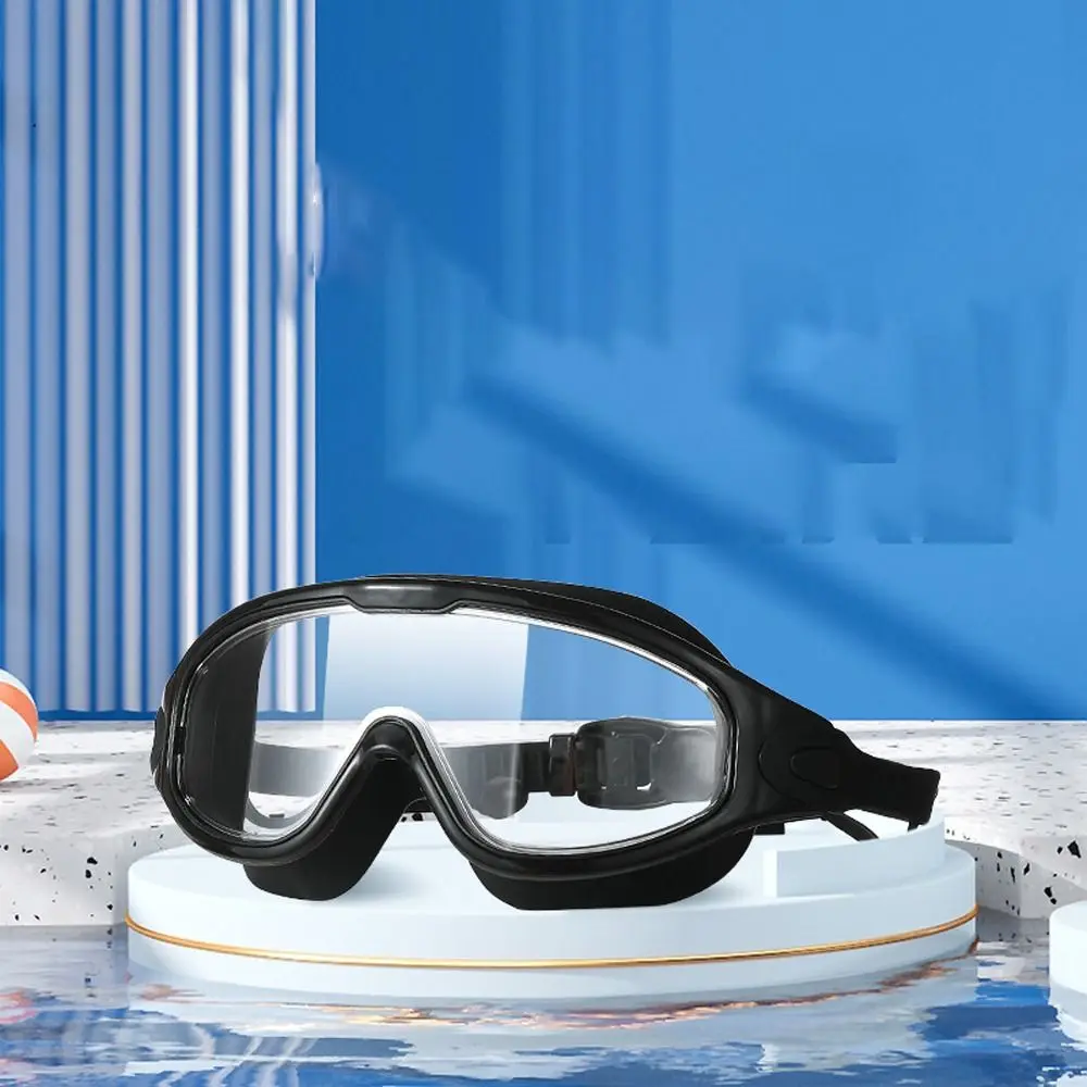 

Fashion Multi-color Silicone Anti-Fog Big Frame Anti-UV Swimming Glasses Swimming Goggles Swim Eyewear Diving Eyewear
