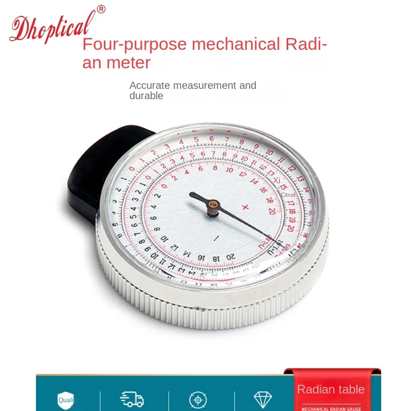 

Four-USE Lens Radian Admeasuring Apparatus 1.53 1.56 1.61 1.67 Glasses Lenses Degree Measuring Tool