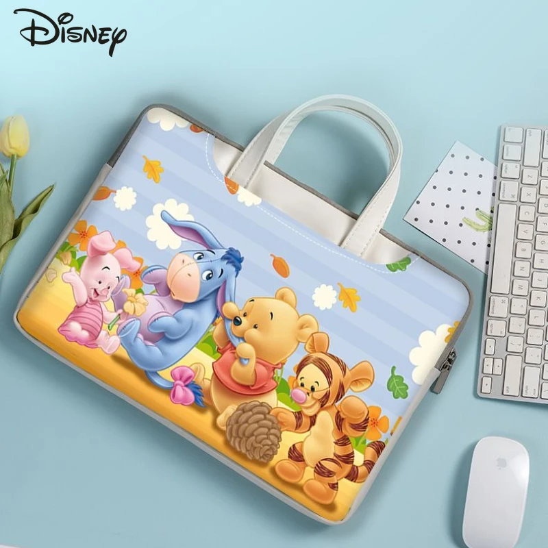 

Disney Ladies Computer Bag Fashionable High Quality Tablet Storage Bag Cartoon Versatile Business Travel Portable Storage Bag