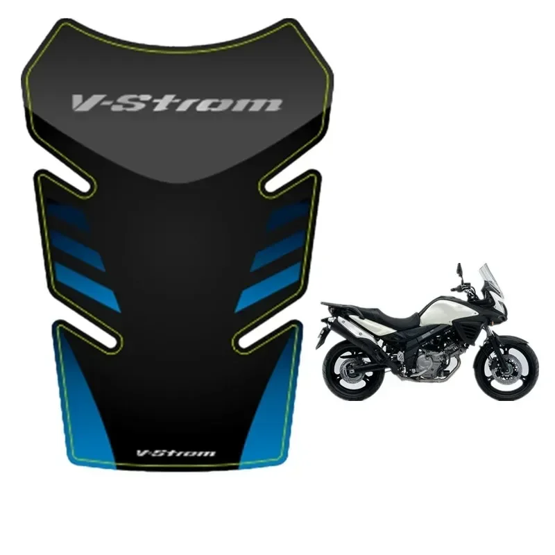 FOR SUZUKI VSTROM V STROM 650 Motorcycle Motor Fuel Tank Protector 3D Gel Sticker Decal -4