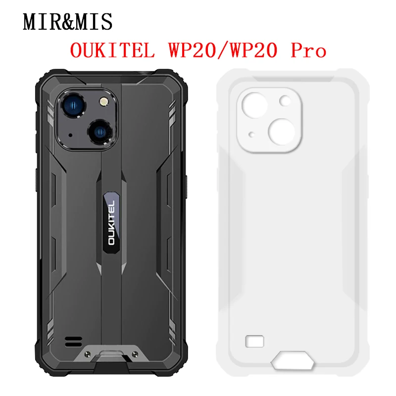 Black Silicone Phone Case for OUKITEL WP20 P20 Pro Soft Clear Case