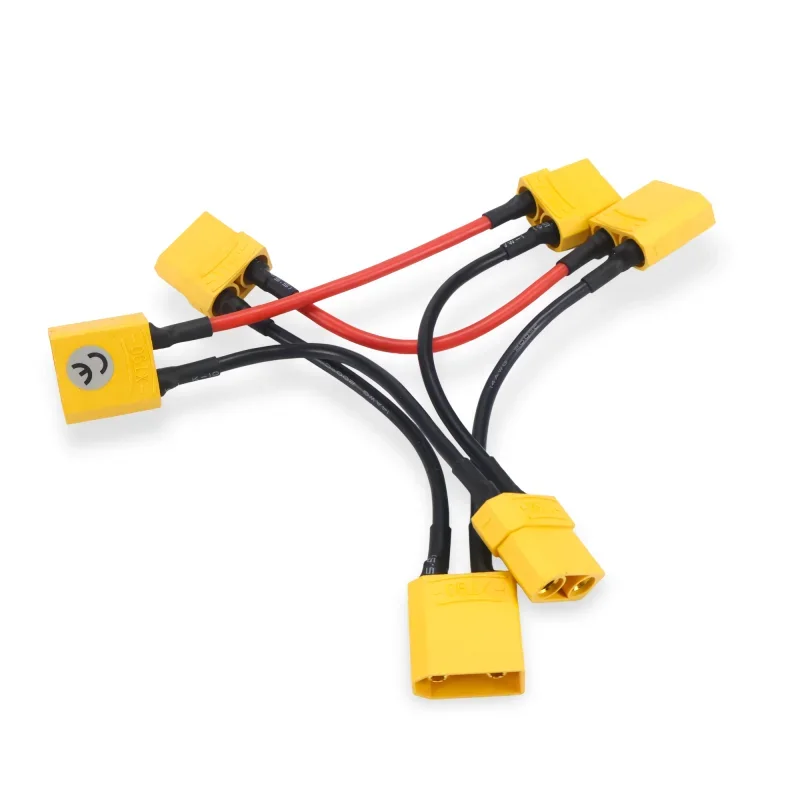 دائم Type1Pcs XT90 موصل قابس ذكر/أنثى 14AWG 10 سنتيمتر سلك السيليكون محول البطارية Y شكل Rc هليكوبتر كابل التوصيل #1