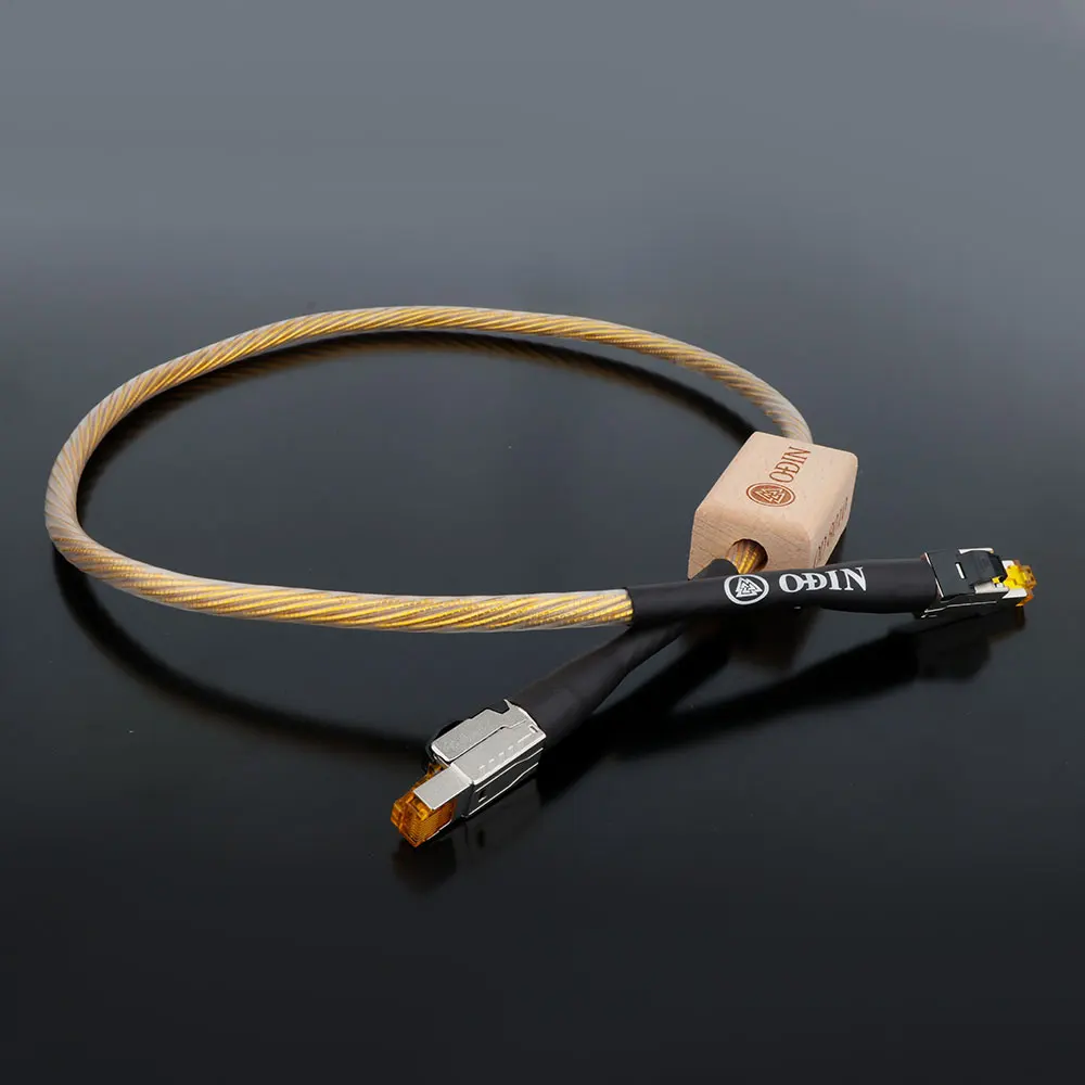 Nordost ODIN 2 القط إيثرنت RJ45 كابل سرعة الشبكة المحلية التصحيح خط أجهزة الكمبيوتر المحمولة