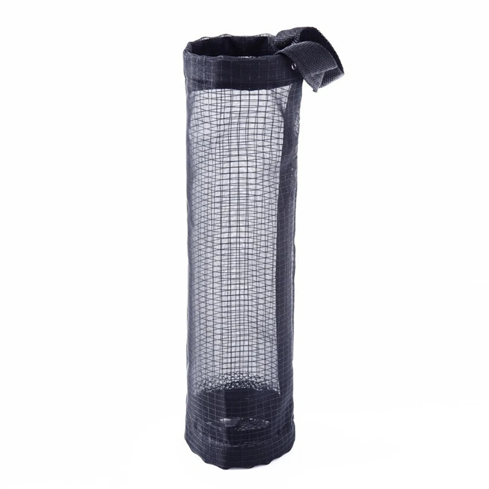 Kitchen Wall Mounted Grocery Bag Holder for Trash Storage Organizer Nylon Bag Dispenser for Neat Bag Stacking and Dispensing