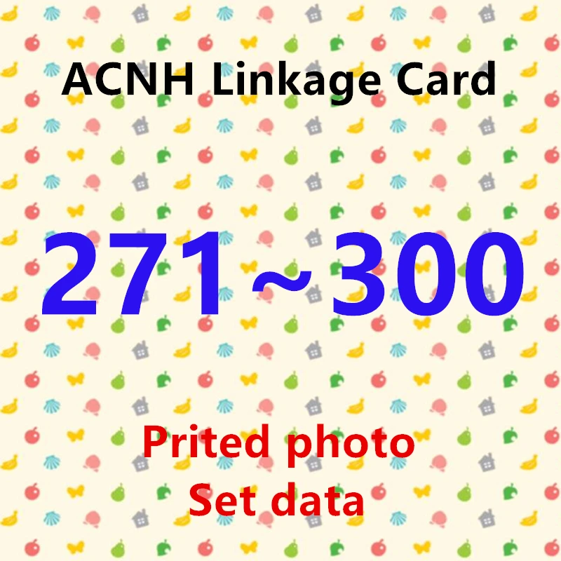 (271 to 300) ACNH NTAG215 NFC Printing Card Work for NS Games Series 3 Standard Card