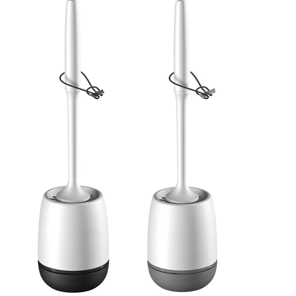

Toilet Brush Set with Long Handle and Silica Gel Wool Bristles for Efficient Cleaning Bathroom Toilet Brush and Holder Compact
