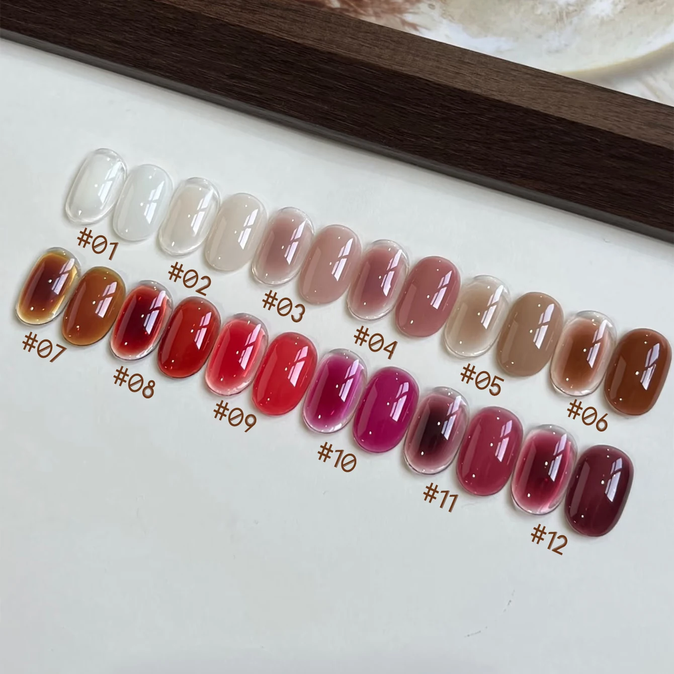 1pcs PSK 2026 Autumn Popular Milk Tea Color Gel Nail Polish New Moistening Pure Desire Whitening Maillard Brown Nail Art