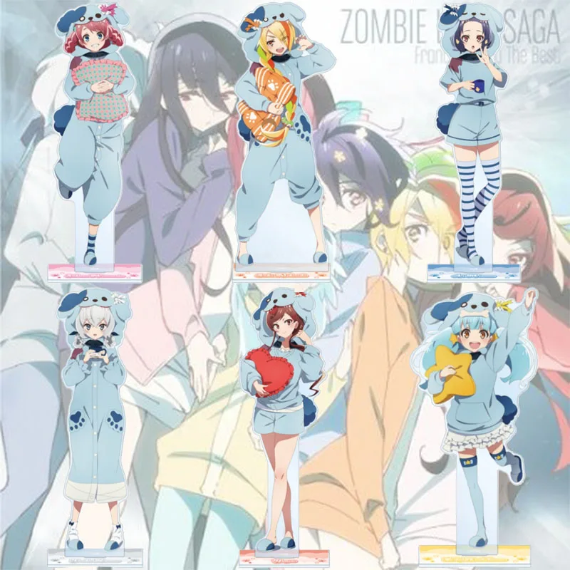 ZOMBIE LAND SAGA 15CM Limited Style Anime Acrylic Stand Figure Bedroom Desktop Decoration Collectible Model Keychain