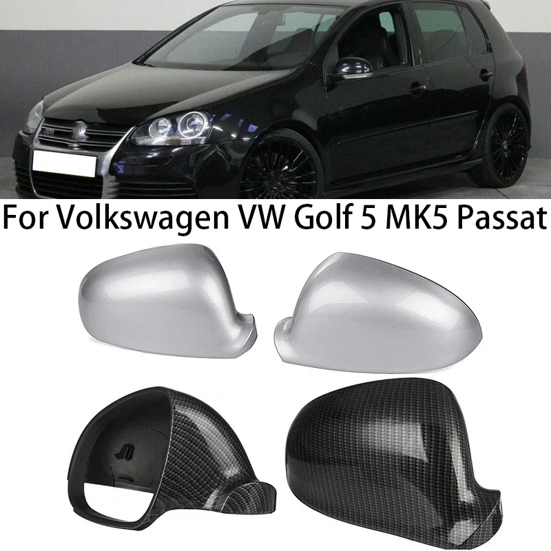 

For Volkswagen VW Golf 5 MK5 GTI 6Plus Variant EOS Jetta 5 Passat B6 B5.5 Sharan Car Rear View Side Mirror Covers Cap