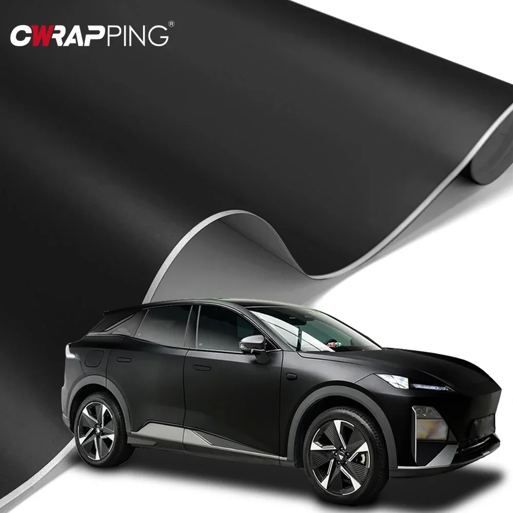 Matt Glossy Black Car Body Film Vinyl Wrap Decals Self Adhesive Sticker Motorcycles Bike Auto Skin Scooter Color Changing Films