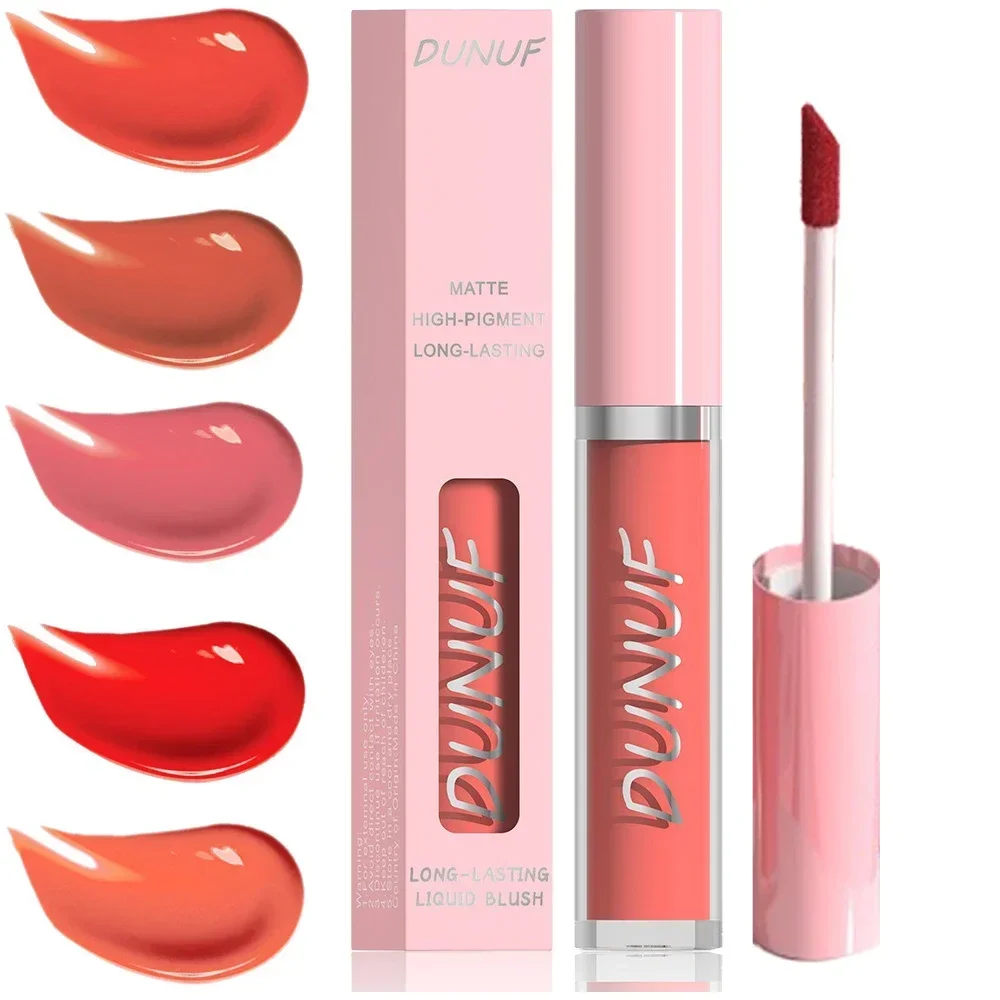 Liquid Tint Facial Blusher Stick Moisturized Long Lasting Matte Rouge Cheek Contour Eyeshadow Cream Natural Brighten Skin Makeup